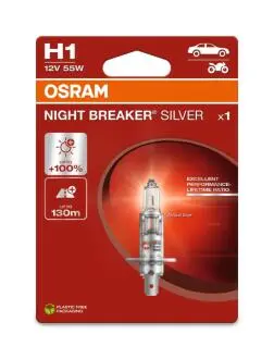 ZAROWKA H1 12V 55W NIGHT BREAKER SILVER OSRAM 64150NBS1BL