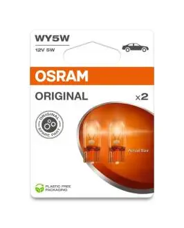 ZAROWKA 5W 12W2.1X9.5D CALOSZK.POMARA. OSRAM 2827NA2BL