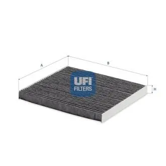 FILTR KABINOWY WEGLOWY UFI 5451800