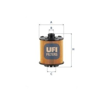 FILTR OLEJU WKLAD OE UFI 25VCC01