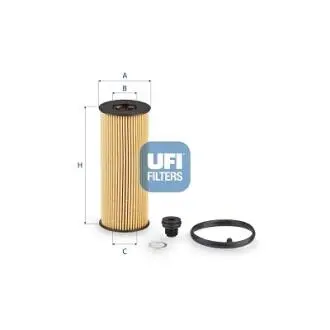 FILTR OLEJU WKLAD UFI 2529100