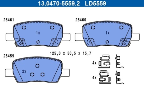 KLOCKI HAM TYL CERAMIC ATE 13047055592 (фото 1)