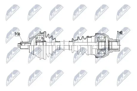 Автозапчасть NTY NPWVW228