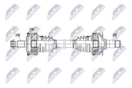 Автозапчасть NTY NPWME212