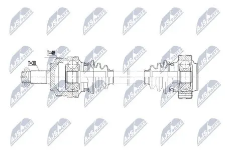Автозапчасть NTY NPWBM225