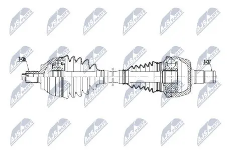 Автозапчасть NTY NPWVW220