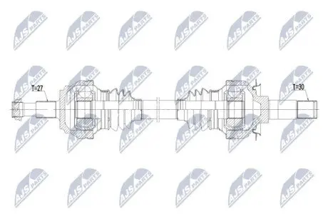 Автозапчасть NTY NPWME227