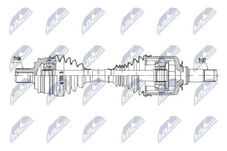 Автозапчасть NTY NPWME214