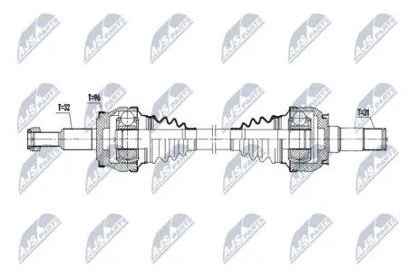 Автозапчасть NTY NPWCH157