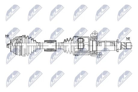 Автозапчасть NTY NPWBM254