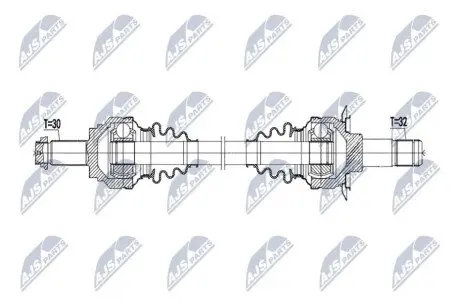 Автозапчасть NTY NPWBM231