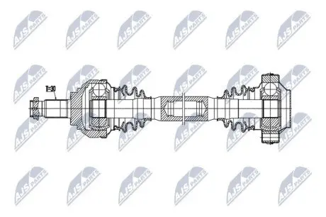 Автозапчасть NTY NPWBM216