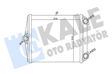 KALE DB Радіатор опалення W126 79- KALE OTO RADYATOR 346645