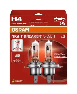 ZAROWKA H4 12V 60/55W NIGHT BREAKER SILV OSRAM 64193NBS2HB