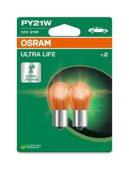 ZAROWKA PY21W 12V BAU15S ULTRA LIFE OSRAM 7507ULT2BL