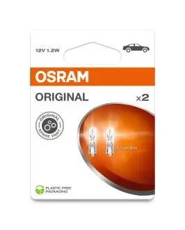 ZAROWKA W1.2W 12V W2X4.6D OSRAM 27212BL