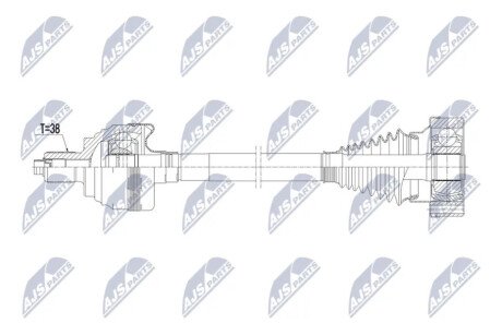 DRIVESHAFT NTY NPW-VW-241