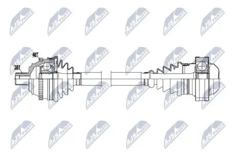 DRIVESHAFT NTY NPW-VW-217