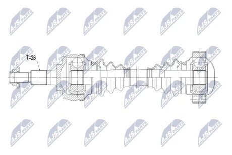 DRIVESHAFT NTY NPW-PS-015