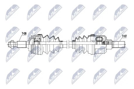 DRIVESHAFT NTY NPW-CT-145