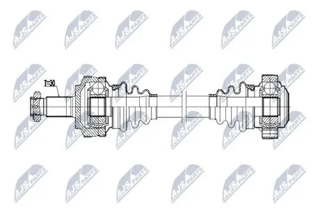 DRIVESHAFT NTY NPW-BM-214