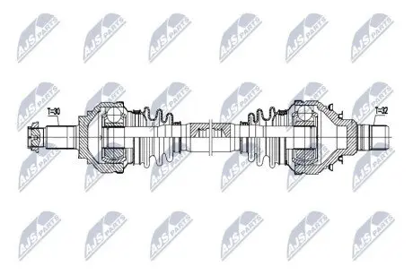 DRIVESHAFT NTY NPW-BM-219