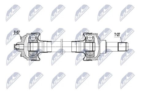 DRIVESHAFT NTY NPW-BM-226