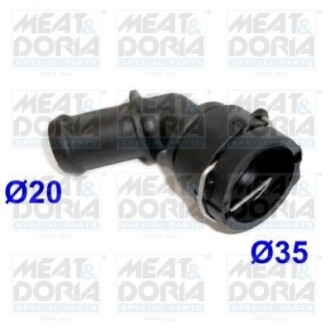 MEATDORIA VW фланець охолоджуючої рідини Golf,Audi A3,Passat MEAT&DORIA 93240