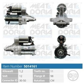 MEATDORIA FORD Стартер C-MAX (DM2) 2.0 07- MEAT&DORIA 5014161