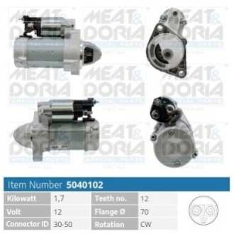 MEATDORIA DB Стартер W204, W212, B906 MEAT&DORIA 5040102