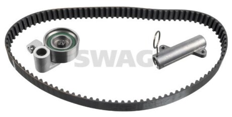 Комплект ГРМ Toyota Land Cruiser Prado/Hilux 2.5D/3.0D 01- (25x97z) (+ натяжник) SWAG 33107609