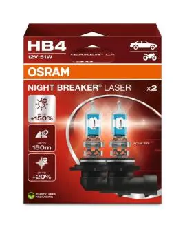 ZAROWKA HB4 12V 51W NIGHT BREAKER LASER OSRAM 9006NL2HB (фото 1)