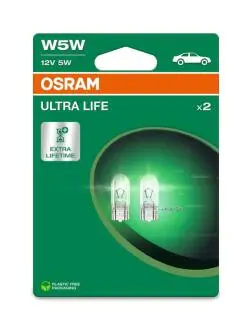 ZAROWKA W5W 12V W2.1X9.5D ULTRA LIFE OSRAM 2825ULT2BL