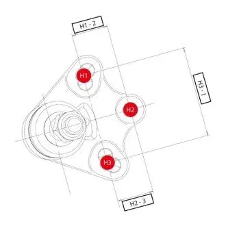 Опора кульова нижня Ford Fusion 02-12 Fiesta Mazda CTR CB0612