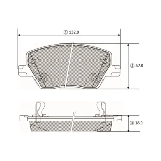 Колодки гальм Fiat Tipo 15- передн. OLD CKFI-31 CTR GK1442