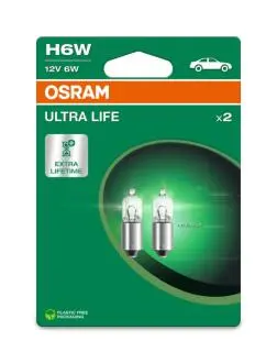 ZAROWKA H6W 12V BAX9S ULTRA LIFE OSRAM 64132ULT2BL (фото 1)