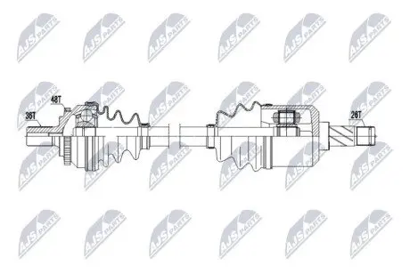 DRIVESHAFT NTY NPW-VV-153