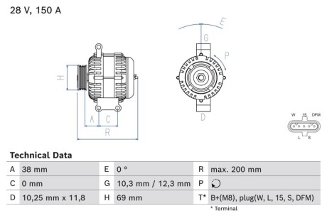 Автозапчасть BOSCH 0986085360 (фото 1)