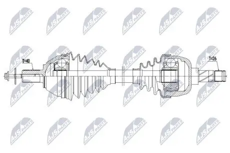 DRIVESHAFT NTY NPW-VV-169