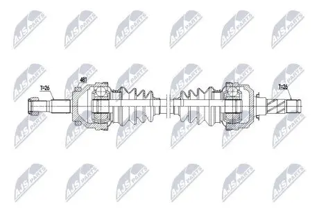 DRIVESHAFT NTY NPW-VV-173