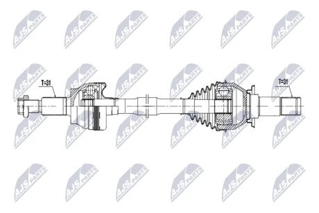 DRIVESHAFT NTY NPW-JG-014