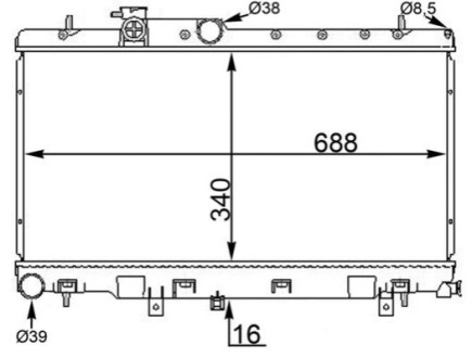 Автозапчасть MAHLE / KNECHT CR1560000S