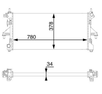 Автозапчасть MAHLE / KNECHT CR1069000S