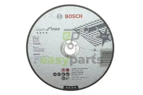Круг відрізний 180x1.6x22,23 мм Expert for Inox BOSCH 2 608 603 406