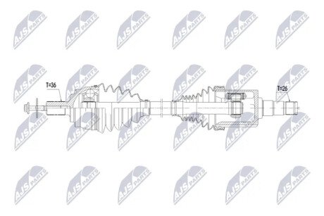 DRIVESHAFT NTY NPW-DW-073