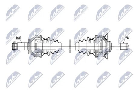 ПІВВІСЬ NTY NPW-BM-232