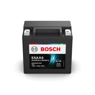 Акумуляторна батарея 13Ah/200A S5AX Aux (150x87x145/+L/BO) (Start-Stop/AGM/допоміжна) BOSCH 0092S5AX40