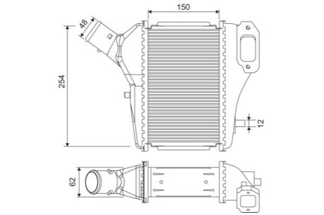 Intercooler HONDA Valeo 822902