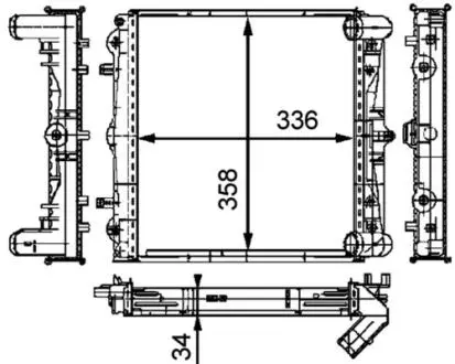 Автозапчасть MAHLE / KNECHT CR383000P