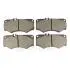 KLOCKI HAMULCOWE MERCEDES-BENZ G-CLASS (W460), G-CLASS (W461), G-CLASS (W463), G-CLASS CABRI 68-00 PRZOD SZT Optimal BP09318 (фото 2)